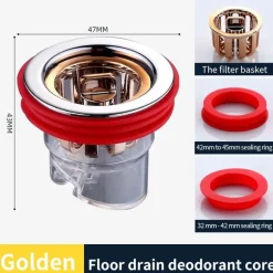 Geruchsneutralisierender Abflussfilter – Universelle Badezimmerlösung