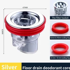 Geruchsneutralisierender Abflussfilter – Universelle Badezimmerlösung