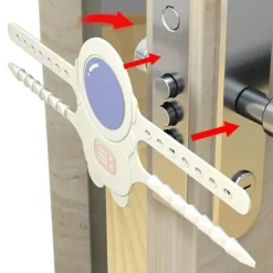 Geräuschreduzierende Türschlossabdeckung - Silent Shield Sicherheitszubehör