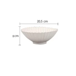 Geschirrset aus weiß glasierter Keramik – Elegante Geschirrkollektion