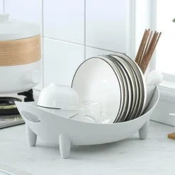 Geschirrständer-Organizer – Küchenabtropfgestell für Geschirr