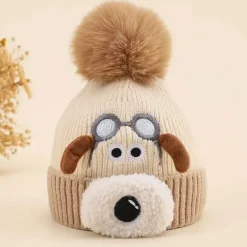 Gestrickte Wintermütze - Süße Snuffle Friends Mütze