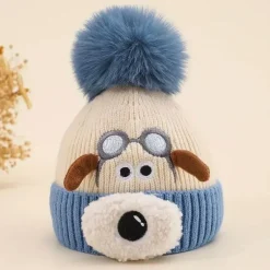 Gestrickte Wintermütze - Süße Snuffle Friends Mütze