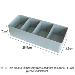Geteilte Aufbewahrungsbox – Vielseitiger Organizer für Geschirr