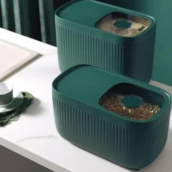 Getreideaufbewahrungsbox mit großer Kapazität – Küchen-Organizer in Pastellfarben