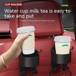 Getränkehalter für den Rücksitz des Autos – Multifunktionale Aufbewahrungslösung für Getränke