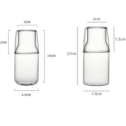 Getränkeset aus Borosilikatglas – langlebiges, hitzebeständiges Trinkgeschirr