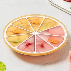 Gewellte Silikon-Eiswürfelform – Dekorative Eisschale für Partys