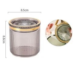 Gewürzdosen-Set aus Acryl mit Tablett – Eleganter Küchen-Organizer für Ihre Gewürze