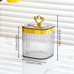 Gewürzdosen-Set aus Acryl mit Tablett – Eleganter Küchen-Organizer für Ihre Gewürze