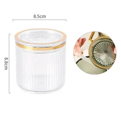 Gewürzdosen-Set aus Acryl mit Tablett – Eleganter Küchen-Organizer für Ihre Gewürze