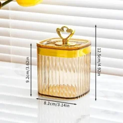 Gewürzdosen-Set aus Acryl mit Tablett – Eleganter Küchen-Organizer für Ihre Gewürze