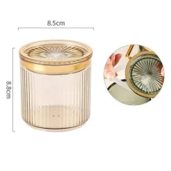 Gewürzdosen-Set aus Acryl mit Tablett – Eleganter Küchen-Organizer für Ihre Gewürze