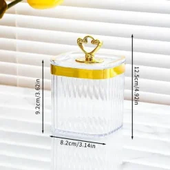 Gewürzdosen-Set aus Acryl mit Tablett – Eleganter Küchen-Organizer für Ihre Gewürze