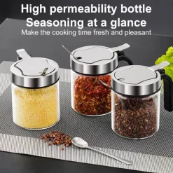 Gewürzglas aus Glas – feuchtigkeitsbeständiger Aufbewahrungsbehälter