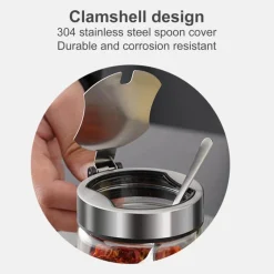 Gewürzglas aus Glas – feuchtigkeitsbeständiger Aufbewahrungsbehälter