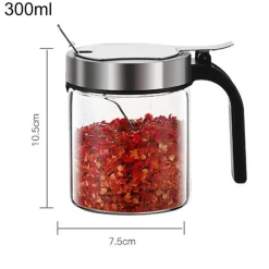 Gewürzglas aus Glas – feuchtigkeitsbeständiger Aufbewahrungsbehälter