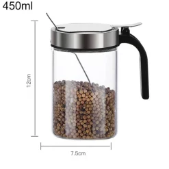 Gewürzglas aus Glas – feuchtigkeitsbeständiger Aufbewahrungsbehälter