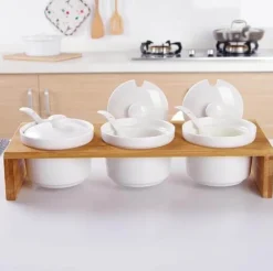 Gewürzglas aus Keramik – Küchenorganizer im japanischen Stil