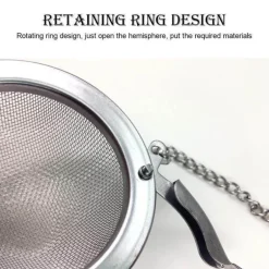 Gewürzkugel aus Edelstahl – Ultrafeines Kräutersieb