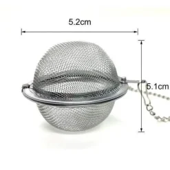 Gewürzkugel aus Edelstahl – Ultrafeines Kräutersieb