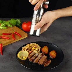 Gewürzmühle aus Keramik – Elegante Edelstahlmühle