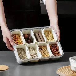 Gewürz-Organizer – Aufbewahrungslösung mit mehreren Fächern für Gewürzgläser in der Küche