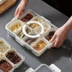 Gewürz-Organizer – Aufbewahrungslösung mit mehreren Fächern für Gewürzgläser in der Küche