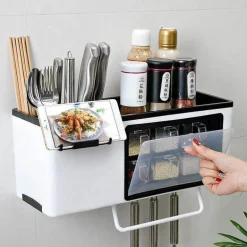 Gewürz-Organizer-Aufbewahrungsbox - Multifunktionaler Gewürzbehälter