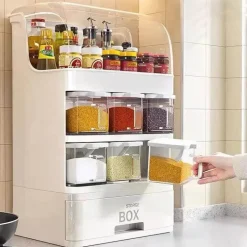 Gewürz-Organizer-Box – Einfacher Aufbewahrungsspender für die Küche