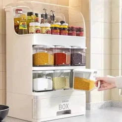 Gewürz-Organizer-Box – Einfacher Aufbewahrungsspender für die Küche