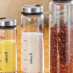 Gewürzstreuer aus Glas – Salz- und Pfefferstreuer