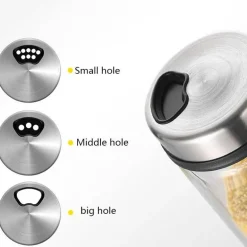 Gewürzstreuer aus Glas – Salz- und Pfefferstreuer