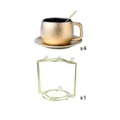 Ghiberti Kaffeeset – Elegantes italienisches Kaffeeservice