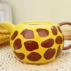 Giraffen-Teekanne und Tassen-Set – süßes Tier-Küchengeschirr