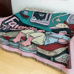 Gitarrenjunge Decke - Boho Gemütliches Wohnzimmer Dekor