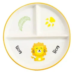 Gitterteller für Kinder mit Cartoon-Motiv – Lustiges und funktionales Unterteilungsgericht für Frühstück und Snacks