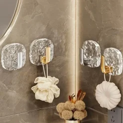 Glacier Acrylic Wall Hooks - Stylish Wall Storage Solutions