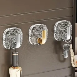 Glacier Acrylic Wall Hooks - Stylish Wall Storage Solutions