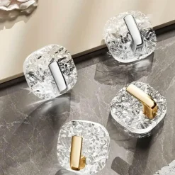 Glacier Acrylic Wall Hooks - Stylish Wall Storage Solutions