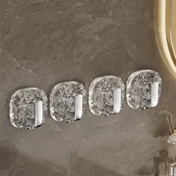 Glacier Acrylic Wall Hooks - Stylish Wall Storage Solutions