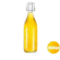 Glas-Aufbewahrungsflasche für Wein, Marmelade, Honig und mehr – eleganter, vielseitiger Behälter