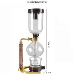 Glassiphon-Kaffeemaschine – Elegantes Brühsystem