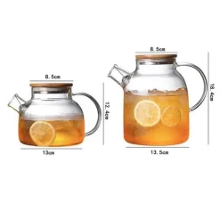 Glasteekanne - Kaltwasserkrug 1000ml1600ml