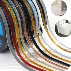 Glitter Tile Gap Tape - Self-Adhesive Decorative Tiling Trim