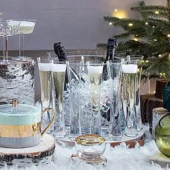 Glitzernde Champagnerflöten – klare Sektgläser für Hochzeiten und Partys