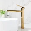 Gold Plated Brass Faucet - Elegant Sink Fixture