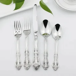 Gold Silber Edelstahl Besteck Set - Küchengeschirr Werkzeuge Zubehör