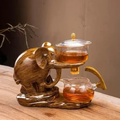 Golden Dragon Teekanne - Mystische Keramikteekanne