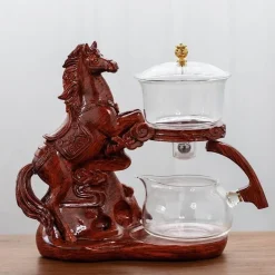 Golden Dragon Teekanne - Mystische Keramikteekanne